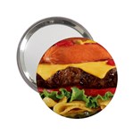 hipster Burger 2.25  Handbag Mirror