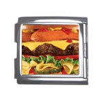 hipster Burger Mega Link Italian Charm (18mm)