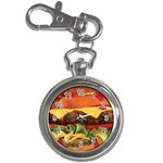 hipster Burger Key Chain Watch