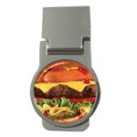 hipster Burger Money Clip (Round)