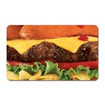 hipster Burger Magnet (Rectangular)