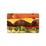 hipster Burger Magnet (Name Card)