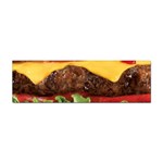 hipster Burger Sticker Bumper (10 pack)