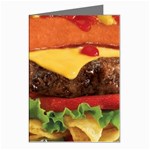 hipster Burger Greeting Cards (Pkg of 8)