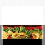 hipster Burger Jigsaw Puzzle (Rectangular)