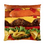 hipster Burger Standard Cushion Case (Two Sides)