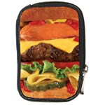 hipster Burger Compact Camera Leather Case