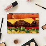 hipster Burger Cosmetic Bag (Medium)