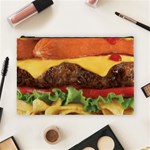 hipster Burger Cosmetic Bag (Large)