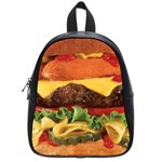 hipster Burger School Bag (Small)