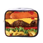 hipster Burger Mini Toiletries Bag (One Side)