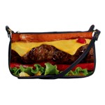 hipster Burger Shoulder Clutch Bag