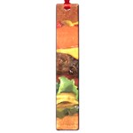 hipster Burger Large Book Mark