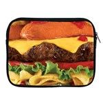 hipster Burger Apple iPad 2/3/4 Zipper Case