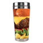 hipster Burger Stainless Steel Travel Tumbler