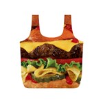 hipster Burger Full Print Recycle Bag (S)