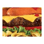 hipster Burger Double Sided Flano Blanket (Mini)