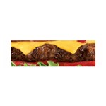 hipster Burger Satin Scarf (Oblong)