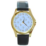 Panem Round Gold Metal Watch