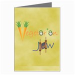 vegan jstar6X5.8_12_7_2015 Greeting Card