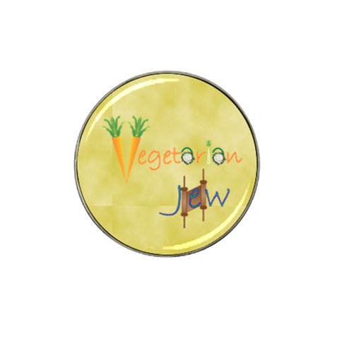 VeggieJew02_12_7_2015 Hat Clip Ball Marker from ArtsNow.com Front