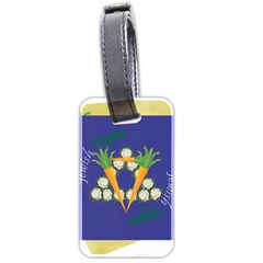 Vegan Jewish Star Luggage Tag (two sides) from ArtsNow.com Front