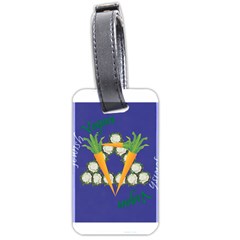 Vegan Jewish Star Luggage Tag (two sides) from ArtsNow.com Back