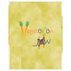 VeggieJew01X2BG_12_7_2015 Drawstring Pouch (XL) from ArtsNow.com Front