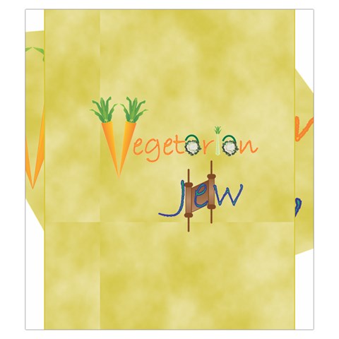 Vegan Jstar BG_12_7_2015 Drawstring Pouch (XXL) from ArtsNow.com Front