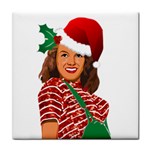 Xmas Norma Jean Tile Coaster