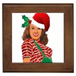 Xmas Norma Jean Framed Tile