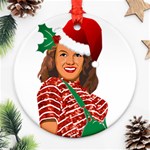 Xmas Norma Jean Ornament (Round)