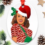 Xmas Norma Jean Ornament (Oval)