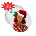 Xmas Norma Jean 2.25  Button (10 pack)