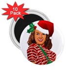 Xmas Norma Jean 2.25  Magnet (10 pack)