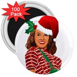 Xmas Norma Jean 3  Magnet (100 pack)