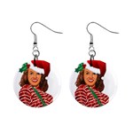 Xmas Norma Jean 1  Button Earrings