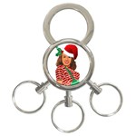 Xmas Norma Jean 3-Ring Key Chain