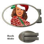 Xmas Norma Jean Money Clip (Oval)