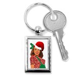 Xmas Norma Jean Key Chain (Rectangle)