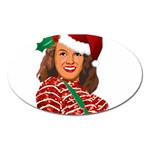 Xmas Norma Jean Magnet (Oval)