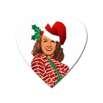 Xmas Norma Jean Magnet (Heart)