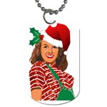 Xmas Norma Jean Dog Tag (One Side)