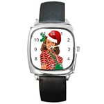 Xmas Norma Jean Square Metal Watch