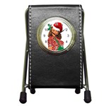 Xmas Norma Jean Pen Holder Desk Clock