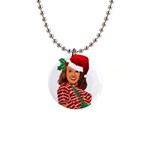 Xmas Norma Jean 1  Button Necklace