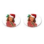 Xmas Norma Jean Cufflinks (Oval)