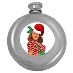 Xmas Norma Jean Hip Flask (5 oz)