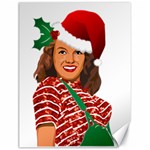 Xmas Norma Jean Canvas 12  x 16 