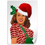 Xmas Norma Jean Canvas 12  x 18 